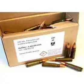 7,62X39 123 GRS 8 G FMJ 1000 STK SURPLUS AK Munition Startseite